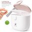 Milchpulver Portionierer baby, Termichy Milchpulver-Spender, 250g luftdichter tragbarer Milchpulver-Behälter für Reisen, mit Schaber und Löffel (Rosa und weiß,1 Stück)