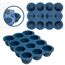 Aufbewahrung von Babynahrung aus Silikon, 12 x 45ml Babynahrung Einfrieren Behälte aus mit Silikon Deckel,BPA-frei,Perfekt für Hausgemachte Babynahrung, Gemüse, Eiswürfeln,Fruchtpüree und Muttermilch