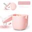 Termichy Milchpulver Portionierer, Milchpulver-Spender, 250g luftdichter tragbarer Milchpulver-Behälter für Reisen, mit Schaber und Löffel (Rosa, 2 Stücke)