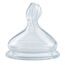 NUK First Choice+ Anti-Colic-Trinksauger Silikon, kiefergerechte NUK Form, Größe 1 (0-6 Monate) S für Tee, 2 Stück (2er Pack)