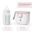 Milchpulver Portionierer baby, Termichy Milchpulver-Spender, 250g luftdichter tragbarer Milchpulver-Behälter für Reisen, mit Schaber und Löffel (Rosa und weiß,1 Stück)