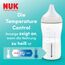 NUK Perfect Match Babyflaschen | 3+ Monate | 260 ml | Anti-Kolik-Babyflasche | PP | Temperature Control Anzeige | Affe | 2 Stück