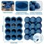 Aufbewahrung von Babynahrung aus Silikon, 12 x 45ml Babynahrung Einfrieren Behälte aus mit Silikon Deckel,BPA-frei,Perfekt für Hausgemachte Babynahrung, Gemüse, Eiswürfeln,Fruchtpüree und Muttermilch