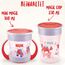 NUK Magic Cup & Mini Magic Cup Trinklernbecher Duo-Set | auslaufsicherer 360°-Trinkrand | 6+ Monate | auslaufsicher und BPA-frei | 160 ml & 230 ml | rot