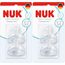 NUK First Choice Babyflaschensauger | Ab 6+ Monaten | Anti-Kolik-Flaschensauger | Silikon | Mittel | 2 Stück (Packung mit 2)
