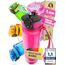 Funkelfuchs Trinkflasche für Kinder – 500ml, Pink – Kohlensäure geeignet - 100% auslaufsicher - Wasserflasche spülmaschinenfest - für Einschulung, Schule, Sport