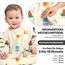 Nombear Baby Lätzchen mit Ärmeln für BLW (6 bis 24 Monate), 1 Packung - Wasserdichtes Ärmellätzchen Alternative zu Silikonlätzchen, Ganzkörper Lätzchen Baby, Babylatz Beikost Zubehör