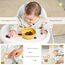 Nombear Baby Lätzchen mit Ärmeln für BLW (6 bis 24 Monate), 1 Packung - Wasserdichtes Ärmellätzchen Alternative zu Silikonlätzchen, Ganzkörper Lätzchen Baby, Babylatz Beikost Zubehör