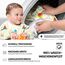 Nombear Baby Lätzchen mit Ärmeln für BLW (6 bis 24 Monate), 1 Packung - Wasserdichtes Ärmellätzchen Alternative zu Silikonlätzchen, Ganzkörper Lätzchen Baby, Babylatz Beikost Zubehör