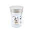 NUK Magic Cup Trinklernbecher | 8+ Monate | 230 ml | auslaufsicherer 360°-Trinkrand | BPA-frei | Disney Mickey Maus | grau