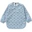 Yiupea Lätzchen mit Ärmeln Baby Mess Proof - Maschine Waschbar & Wasserdicht 6-24 Monate für Baby Led Weaning, Coverall Lätzchen für -Fütterung-Blau