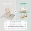 CATCHY Auffangschale - Zubehör für den Stokke Tripp Trapp Hochstuhl - Food Catcher für Krümel und Kleckereien - für Baby- und Kinderhochstühle (Hochstuhl separat erhältlich)