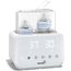Grownsy Flaschenwärmer baby, Sterilisator für babyflaschen 10-in-1Fast Babynahrungsheizung & Abtauung BPA-freier Fläschchenwärmer,Babykostwärmer mit LCD-Display (WeißWeiß)