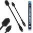 JAWAonline Spülbürsten Set 38cm und 32cm - Flaschenbürste Silikon schonend und kratzfrei - Flexible Flaschenreiniger Bürste - Premium Bottle Brush - Reinigungsbürste für kleine und große Flaschen