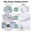 Chilling Home Stillkissen, Schwangerschaftskissen Seitenschläferkissen für Baby,Pregnancy Pillow mit Baumwoll Stillkissenbezug,Verstellbares Kissen Schwangerschaft Stillkissen Baby