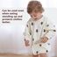 Yiupea Lätzchen mit Ärmeln Baby Mess Proof - Maschine Waschbar & Wasserdicht 6-24 Monate für Baby Led Weaning, Coverall Lätzchen für -Fütterung-Hellgelb
