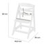 roba Treppenhochstuhl Sit Up III - Mitwachsender Baby Hochstuhl - ab 6 Monaten - Kinderhochstuhl aus Holz weiß - Stuhl bis 50 kg belastbar, 1 Stück (1er Pack)