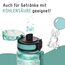 BJORKI® Trinkflasche Kinder auslaufsicher 500ml inkl. BONUS Namenssticker - Ideal für Schule, Kindergarten & Sport - Kohlensäure geeignet - Robuste Wasserflasche für aktive Kids (Pastell Blau)