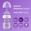 Philips AVENT Natural Response Geschenkset für Babys, Natural Response Babyfläschchen 125ml mit Saugergröße 2 (ab Geburt), ultra air Schnuller, Modell SCD837/10