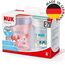 NUK Magic Cup Trinklernbecher | 8+ Monate | 230 ml | auslaufsicherer 360°-Trinkrand | BPA-frei | rot | 2 Stück
