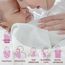 MAKIAN Moltontücher Set, 4X Stoffwindeln 80x80 cm - 4 Stück Baby Spucktücher/weiche, saugfähige Flanellwindeln aus 100% Baumwolle, Oeko-TEX® Standard 100 geprüft (Puder Rosa)