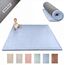 Hakuna Matte Wolkenweiche Spielmatte Baby 200x150x2,5cm, blau – Teppich für Kinderzimmer mit hochwertigem Memory-Schaum – Krabbelmatte Baby mit Rutschfester Unterseite – Krabbeldecke, Tatami Matte