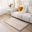 Wolkenweiche Spielmatte Baby 150x80x2,5cm, beige – Teppich für Kinderzimmer mit hochwertigem Memory-Schaum – Krabbelmatte Baby mit Rutschfester Unterseite – Krabbeldecke, Kinderteppich, Tatami Matte