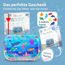 Mallie® Wassermatte Baby XXL 95x75 CM [100% BPA & Schadstoff-Frei] ab 3, 6 und 9 Monate im Ozean Blau Design I Baby Spielzeug, Spielzeug Ab 6 Monate als Wassermatte Baby und Baby Spielzeug 6 Monate