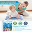 Infinno Wassermatte Baby Wasserspielmatte Spielzeug, Spielmatte Baby für 3 6 9 Monate Blauer Ozean