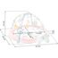 Nukido Spieldecke Mit Spielbogen Baby Spielmatte Babyspieldecke Krabbelmatte Krabbeldecke 7 Spielzeuge Und Kissen Weich Pflegeleicht Ocean Rosa