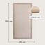 Wolkenweiche Spielmatte Baby 150x80x2,5cm, beige – Teppich für Kinderzimmer mit hochwertigem Memory-Schaum – Krabbelmatte Baby mit Rutschfester Unterseite – Krabbeldecke, Kinderteppich, Tatami Matte