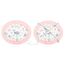 Nukido Spieldecke Mit Spielbogen Baby Spielmatte Babyspieldecke Krabbelmatte Krabbeldecke 7 Spielzeuge Und Kissen Weich Pflegeleicht Ocean Rosa