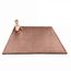 Hakuna Matte Wolkenweiche Spielmatte Baby 200x150x2,5cm, braun – Teppich für Kinderzimmer mit hochwertigem Memory-Schaum – Krabbelmatte Baby mit Rutschfester Unterseite – Krabbeldecke, Tatami Matte