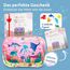 Mallie® Wassermatte Baby 66x50 CM Rosa Pink [100% BPA & Schadstoff-Frei] ab 3, 6 und 9 Monate im Ozean Design I Baby Spielzeug, Spielzeug Ab 6 Monate als Wassermatte Baby und Baby Spielzeug 6 Monate