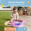 Mallie® Wassermatte Baby 66x50 CM Rosa Pink [100% BPA & Schadstoff-Frei] ab 3, 6 und 9 Monate im Ozean Design I Baby Spielzeug, Spielzeug Ab 6 Monate als Wassermatte Baby und Baby Spielzeug 6 Monate