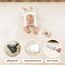 Hakuna Matte Wolkenweiche Spielmatte Baby 280x200x2,5cm, beige – Teppich für Kinderzimmer mit hochwertigem Memory-Schaum – Krabbelmatte Baby mit Rutschfester Unterseite – Krabbeldecke, Tatami Matte