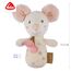 Fehn Mini-Rassel Maus – Mini-Greifling zum Rasseln, Fühlen, Spielen mit kuschelweichem Stoff-Tier – ein treuer Begleiter für Babys und Kleinkinder ab 0+ Monaten
