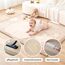 Wolkenweiche Spielmatte Baby 280x200x2,5cm, mond&Sterne– Teppich für Kinderzimmer mit hochwertigem Memory-Schaum – Krabbelmatte Baby mit Rutschfester Unterseite, Tatami Matte