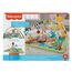 Fisher-Price 3-in-1 Rainforest Spieldecke für Babys, Spielmatte und sensorische Spielzeuge für das Spielen in der Bauchlage, Regenwalddesign, ab der Geburt, HJW08