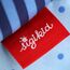 SIGIKID 41180 Greifling Schmetterling Red Stars Mädchen und Jungen Babyspielzeug empfohlen ab Geburt blau