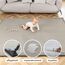 Hakuna Matte Wolkenweiche Spielmatte Baby 200x150x2cm, Dunkelgrau– Teppich für Kinderzimmer mit hochwertigem Memory-Schaum Krabbelmatte Baby mit Rutschfester Unterseite Krabbeldecke, Tatami Matte