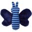 SIGIKID 41180 Greifling Schmetterling Red Stars Mädchen und Jungen Babyspielzeug empfohlen ab Geburt blau