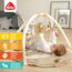 Fehn 3-D-Activity-Decke Spielbogen Rainbow – Baby Krabbeldecke mit 5 abnehmbaren Spielzeugen zum Greifen – Spieldecke für Babys und Kinder ab 0+ Monaten – Krabbelmatte als Geschenk zur Geburt