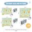 Krabbelmatte Baby Faltbar Spielmatte Kinder Spieldecke 150x180x1cm Krabbeldecke Für Baby - Babymatte Kindermatte - Schaumstoffmatte Kinderteppich- Spielteppich - Bodenmatte Kinder - Babygeschenk