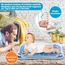 Infinno Wassermatte Baby Wasserspielmatte Spielzeug, Spielmatte Baby für 3 6 9 Monate Blauer Ozean