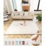 Hakuna Matte Wolkenweiche Spielmatte Baby 200x150x2,5cm, grau – Teppich für Kinderzimmer mit hochwertigem Memory-Schaum – Krabbelmatte Baby mit Rutschfester Unterseite – Krabbeldecke, Tatami Matte