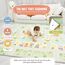 Krabbelmatte Baby Faltbar Spielmatte Kinder Spieldecke 150x180x1cm Krabbeldecke Für Baby - Babymatte Kindermatte - Schaumstoffmatte Kinderteppich- Spielteppich - Bodenmatte Kinder - Babygeschenk