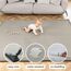 Wolkenweiche Spielmatte Baby 280x200x2,5cm, Dunkelgrau– Teppich für Kinderzimmer mit hochwertigem Memory-Schaum Krabbelmatte Baby mit Rutschfester Unterseite Krabbeldecke, Kinderteppich, Tatami Matte