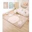 Wolkenweiche Spielmatte Baby 280x200x2,5cm, mond&Sterne– Teppich für Kinderzimmer mit hochwertigem Memory-Schaum – Krabbelmatte Baby mit Rutschfester Unterseite, Tatami Matte