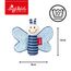 SIGIKID 41180 Greifling Schmetterling Red Stars Mädchen und Jungen Babyspielzeug empfohlen ab Geburt blau